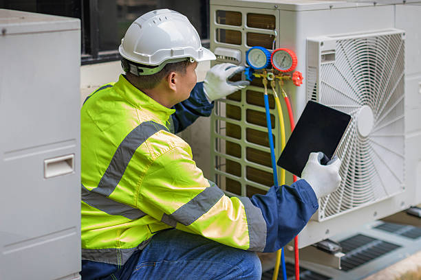 Professional Ductwork Repair technician working in Crittenden, NY